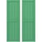 Ekena Millwork Americraft 5-Board Exterior Wood 2 Equal Panel Framed Board-n-Batten Shutters, ARW101BF518X42LPH, PR ARW101BF518X42LPH - alternate 1